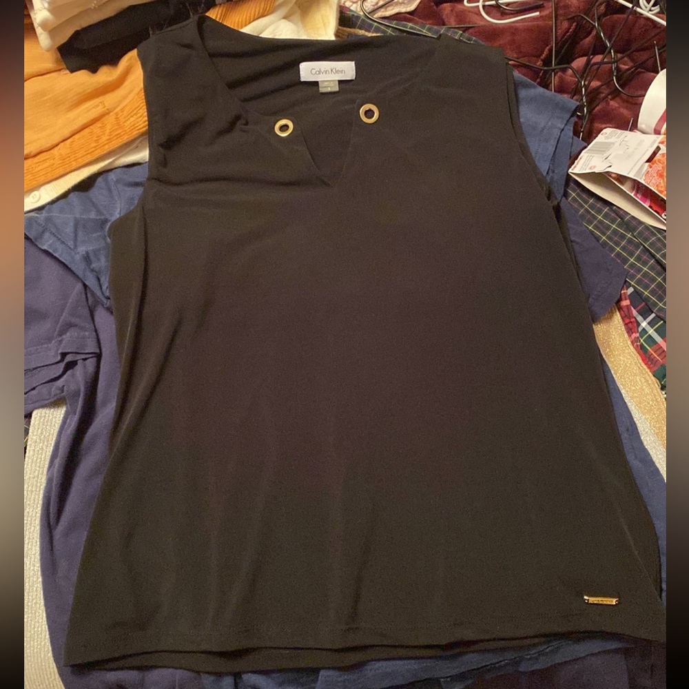 Calvin Klein black blouse